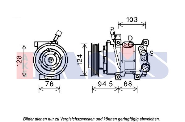 AKS DASIS Kompressor,kliimaseade 852569N